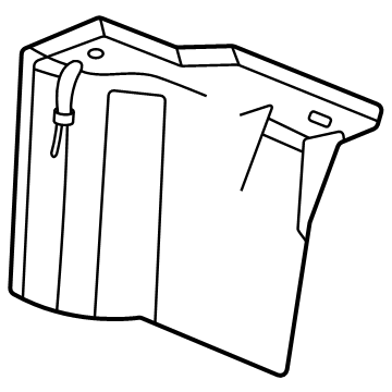 GM 26554775 Deflector, Front Fender 26554775 GM Deflector, Front Fender Illustration 1 of 1
