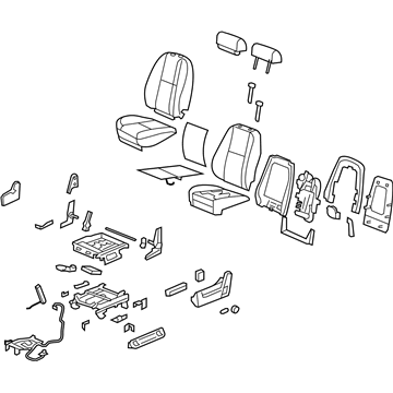 Chevy 15865139 Seat Assembly