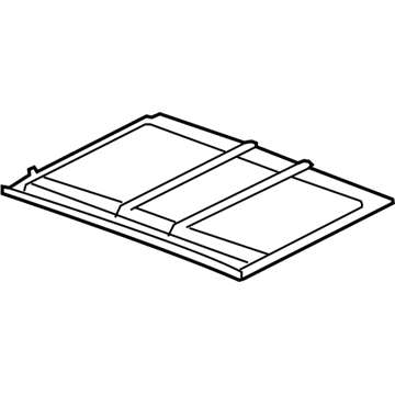 GM 15289710 Sunshade, Gray; Titanium 15289710 GM Sunshade, Gray; Titanium Illustration 1 of 1