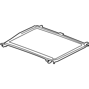 GM 15282856 Water Deflector 15282856 GM Water Deflector Illustration 1 of 1
