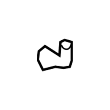 GM 22701347 Drain Hose Grommet 22701347 GM Drain Hose Grommet Illustration 1 of 1