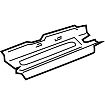Chevy 25893143 Rear Side Rail