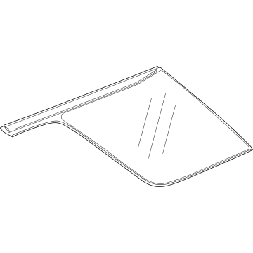 GMC 26527631 Quarter Glass