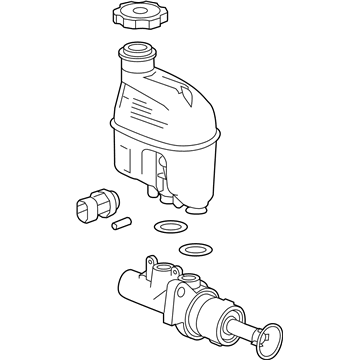 Saturn 15221998 Master Cylinder