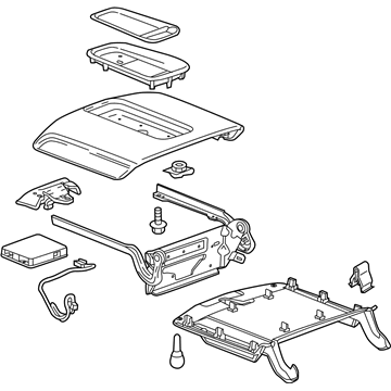 Cadillac 84195797 Armrest Assembly