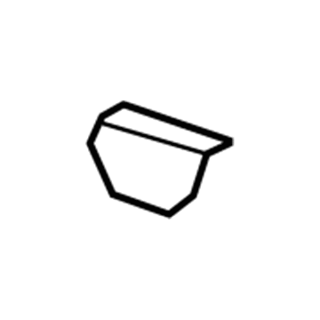 GM 20885510 Center Reinforcement 20885510 GM Center Reinforcement Illustration 1 of 1