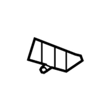 25913668 GM Floor Extension, Driver Side Illustration 1 of 1