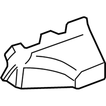 GM 12572879 Heat Shield 12572879 GM Heat Shield Illustration 1 of 1