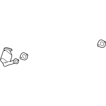 GM 96817483 Catalytic Converter 96817483 GM Catalytic Converter Illustration 1 of 1