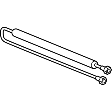GM 13280139 Power Steering Cooler 13280139 GM Power Steering Cooler Illustration 1 of 1