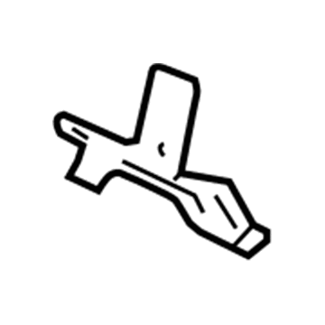 GM 23169319 Pressure Hose Mount Bracket 23169319 GM Pressure Hose Mount Bracket Illustration 1 of 1