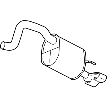 Cadillac XLR Exhaust Pipe - 25839153