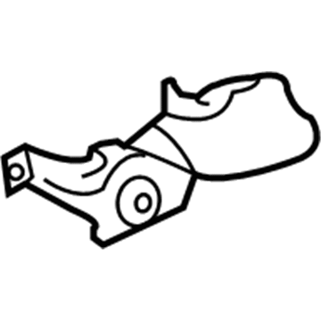 25828520 GM Latch Bracket, Passenger Side Illustration 1 of 1