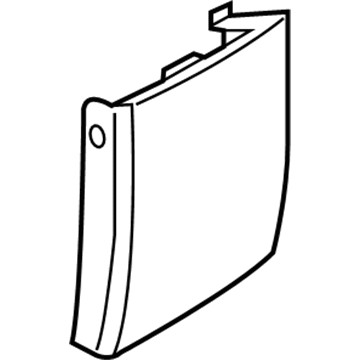 15814481 GM Lower Molding, Front Passenger Side Illustration 1 of 1