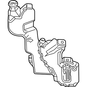Cadillac Windshield Washer Fluid Reservoir - 23184317