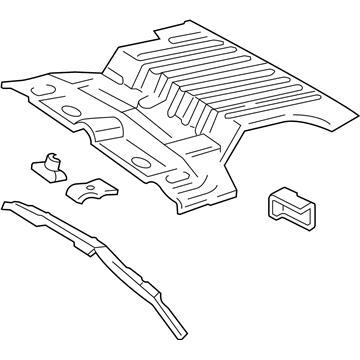 Chevy 12546343 Rear Floor Pan