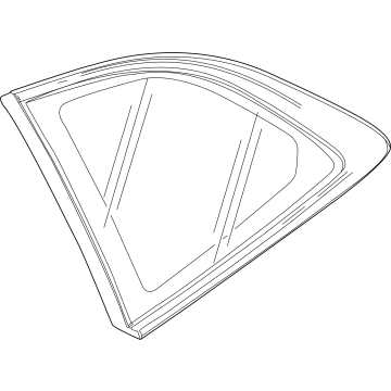 Buick 26471523 Quarter Glass