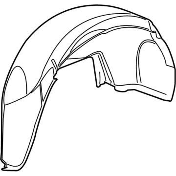 Chevy Fender Splash Shield - 20934766