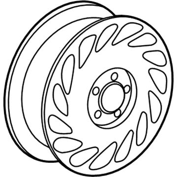 Saturn LS Spare Wheel - 90576046