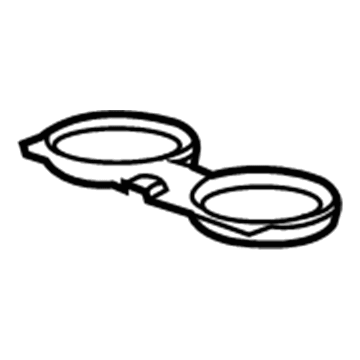 GM 22935036 Cup Holder Mat 22935036 GM Cup Holder Mat Illustration 1 of 1