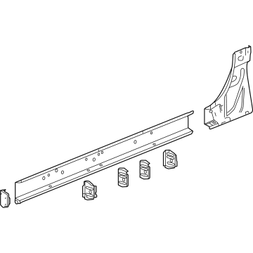 GMC 84583117 Inner Rocker