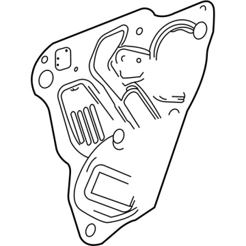 Cadillac 23505783 Water Shield