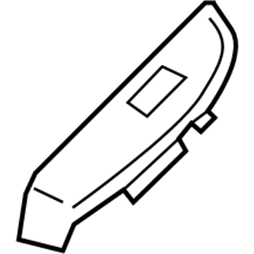 GM 22891115 Switch Bezel, Rear Driver Side 22891115 GM Switch Bezel, Rear Driver Side Illustration 1 of 1