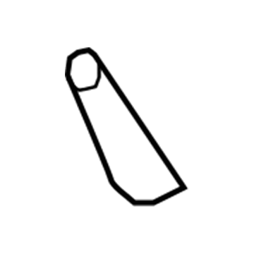 GM 22959579 Latch Cover, Passenger Side 22959579 GM Latch Cover, Passenger Side Illustration 1 of 1