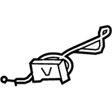 25900197 GM Adjust Handle, Passenger Side Illustration 1 of 1