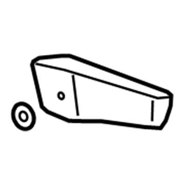 GM 22958335 Armrest, Rear Passenger Side 22958335 GM Armrest, Rear Passenger Side Illustration 1 of 1