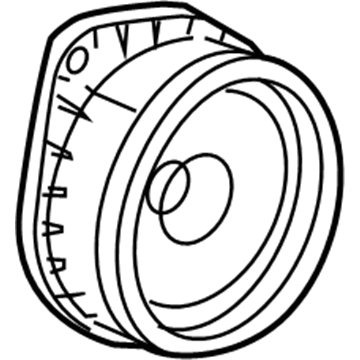 GM 15911768 Rear Driver Speaker 15911768 GM Rear Driver Speaker Illustration 1 of 1