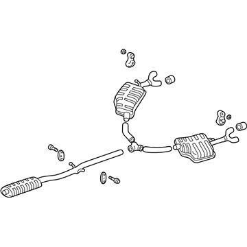 Cadillac 25748929 Muffler & Pipe