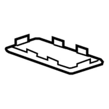 GM 9067817 Dome Lamp Assembly Retainer Plate 9067817 GM Dome Lamp Assembly Retainer Plate Illustration 1 of 1