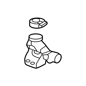 GM 84837631 Filler Tube 84837631 GM Filler Tube Illustration 1 of 1