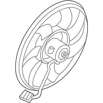 Saturn Cooling Fan Assembly - 13126382