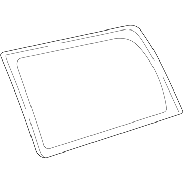 25810430 GM Quarter Glass, Passenger Side Illustration 1 of 1