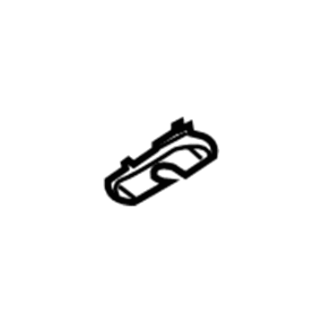 GM 25984569 Sunvisor Cover, Gray; Titanium 25984569 GM Sunvisor Cover, Gray; Titanium Illustration 1 of 1