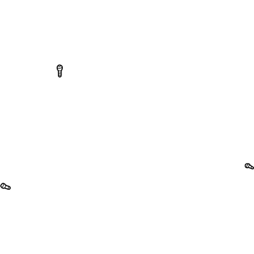 GM 11609257 Belt & Retractor Mount Bolt, Rear 11609257 GM Belt & Retractor Mount Bolt, Rear Illustration 1 of 1