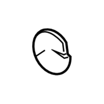 GM 95017972 Recline Handle Cap, Jet Black 95017972 GM Recline Handle Cap, Jet Black Illustration 1 of 1