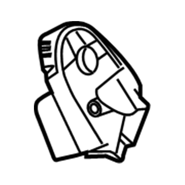 GM 95017970 Inner Finish Panel, Jet Black 95017970 GM Inner Finish Panel, Jet Black Illustration 1 of 1