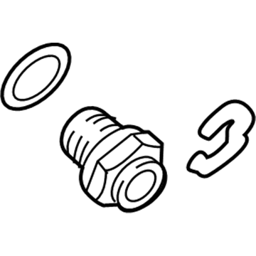 Cadillac 12665858 Inlet Hose Connector