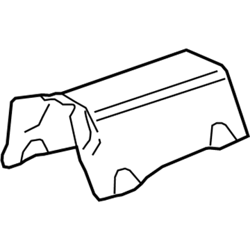 GM 92159813 Tank Shield 92159813 GM Tank Shield Illustration 1 of 1