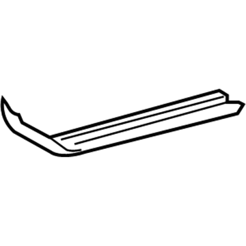88970806 GM Rail Extension Reinforcement Illustration 1 of 1