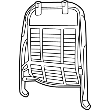 Buick 16804449 Seat Back Frame