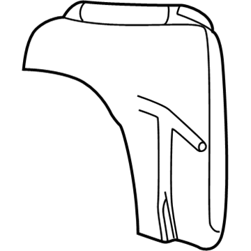 Buick 16793527 Seat Back Pad