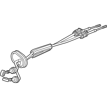 24270798 GM Shift Control Cable Illustration 1 of 1