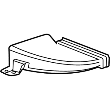 GM 20945801 Cooling Duct, Driver Side 20945801 GM Cooling Duct, Driver Side Illustration 1 of 1