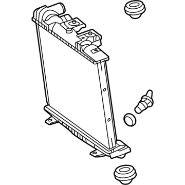 Chevy 85559346 Outer Radiator
