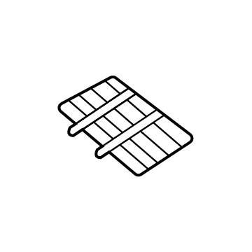 GM 86783135 Tow Bracket Cover, Black 86783135 GM Tow Bracket Cover, Black Illustration 1 of 1