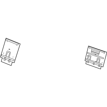 GM 96839534 Seat Back Panel 96839534 GM Seat Back Panel Illustration 1 of 1
